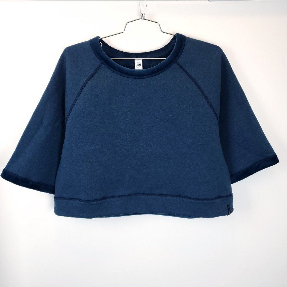 New Balance Release Reversible Crew Crop Top